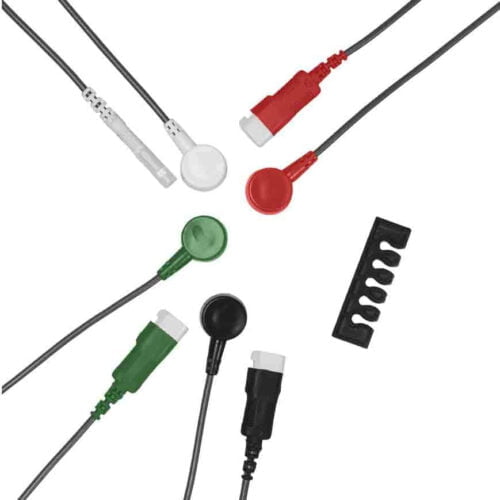 Conmed Corporation Conmed Corporation DA36-03II Safety Leadwires 36" Snap Black Red Cables reLink Medical