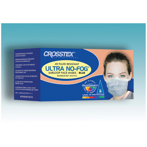 Crosstex International Crosstex International GCFCX ASTM Level 3 Mask Latex Free Blue Supplies reLink Medical