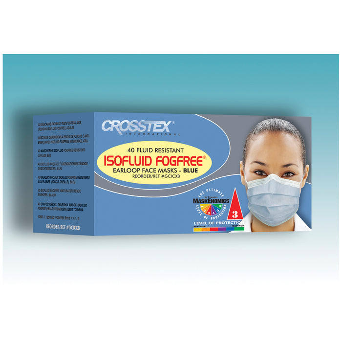 Crosstex International Crosstex International GCICXB ASTM Level 1 Mask Latex Free Blue Supplies reLink Medical