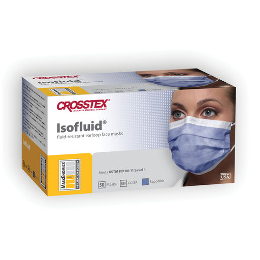 Crosstex International Crosstex International GCISA ASTM Level 1 Mask Latex Free Sapphire Supplies reLink Medical