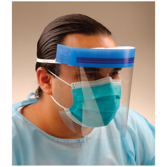 Crosstex International Crosstex International GCSS Face Shield Elastic Headband Clear Supplies reLink Medical