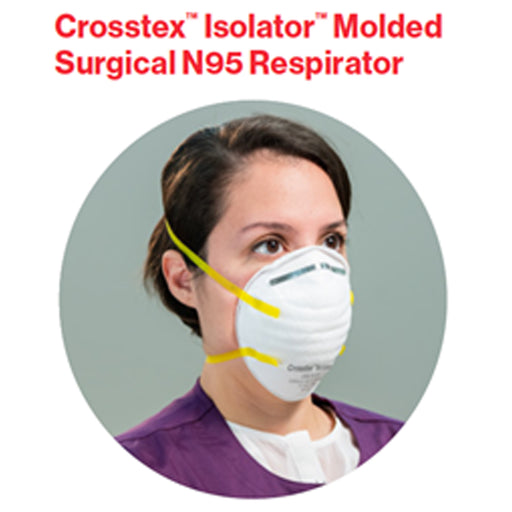 Crosstex International Crosstex International GMLRESP Molded Surgical N95 Respirator 20/bx Supplies reLink Medical