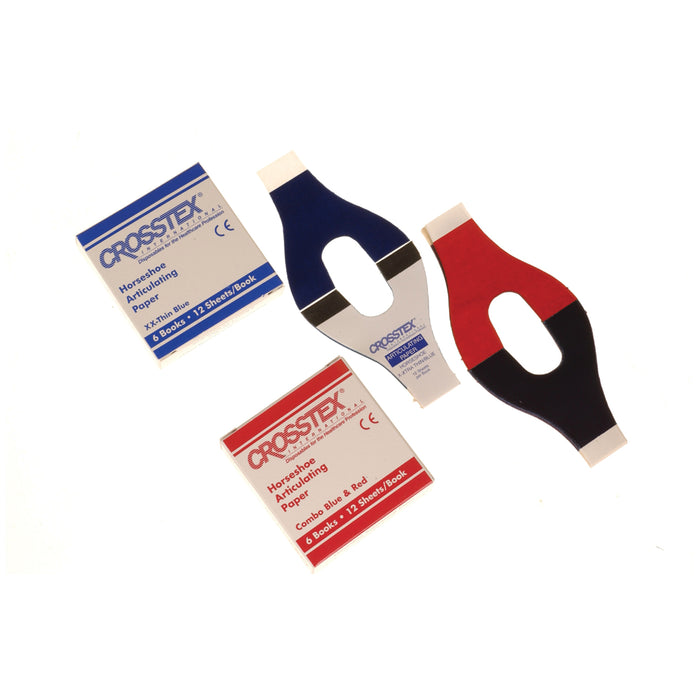 Crosstex International Crosstex International TPH Articulating Paper Horseshoe Red/ Blue Supplies reLink Medical