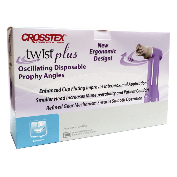 Crosstex International Crosstex International TPLUSPAFC Prophy Angle Firm Cup White Supplies reLink Medical