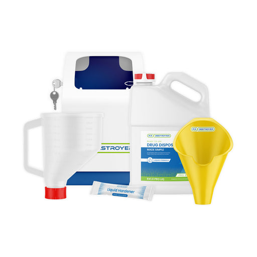 C2R Global Manufacturing C2R Global Manufacturing RX1.0PROLIQLCKBXK Rx Destroyer Starter Kit Supplies reLink Medical