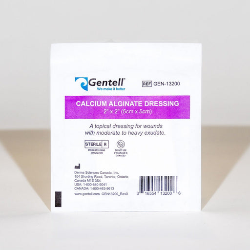 Gentell Gentell GEN-13200 Calcium Alginate 2" x 2" Dressing Supplies reLink Medical