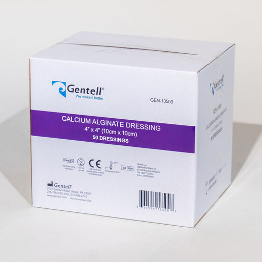 Gentell Gentell GEN-13500 Calcium Alginate 4" x 4" Dressing Supplies reLink Medical