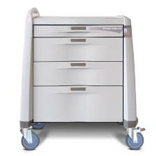 Capsa Healthcare Capsa Healthcare AM8MC-LCY-K-DR121 Compact Cart 36" H X 24" D X 31" Medical Furniture reLink Medical