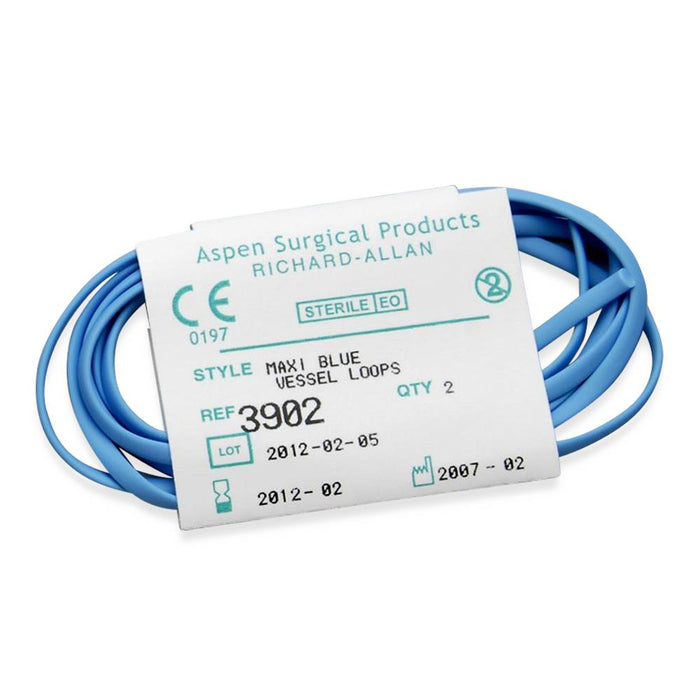 Aspen Surgical 011312PBX Vessel Loops Blue Maxi Sterile 1x762mm