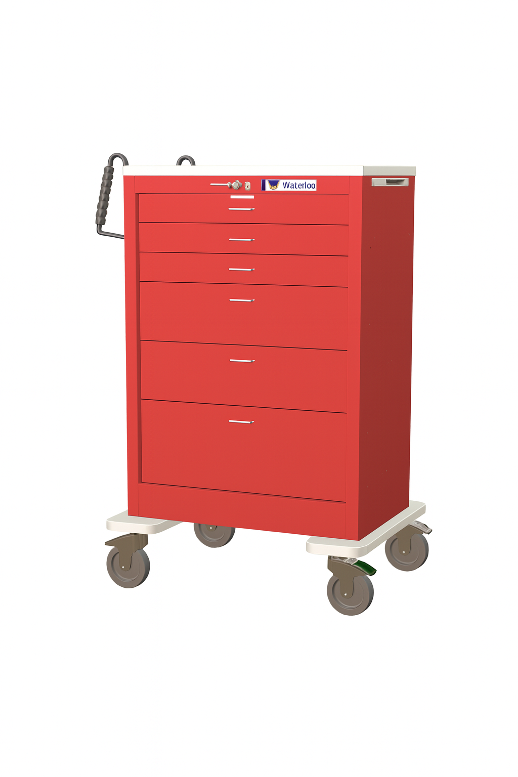 Waterloo X-Tall 6-Drawer Steel Emergency Cart