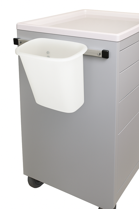 Waterloo Railing Mounted Waste Basket