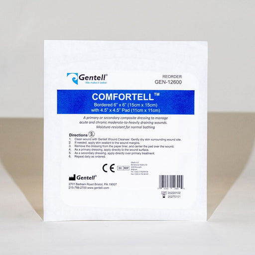 Gentell Gentell GEN-12600 Comtell 6" x 6" Water Resistant Supplies reLink Medical