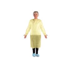 AMD-Medicom AMD-Medicom D-8009 Isolation Gown Distech M/L Yellow 10/bg Supplies reLink Medical