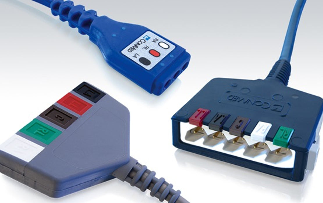 Conmed Conmed D8581 Safety Cable 5 Lead Connector Cables reLink Medical