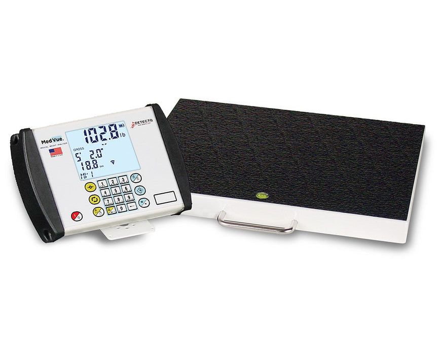 Detecto Detecto GP-600-MV1-C-AC Portable Floor Scale w/ Bluetooth Wifi & AC Scales reLink Medical