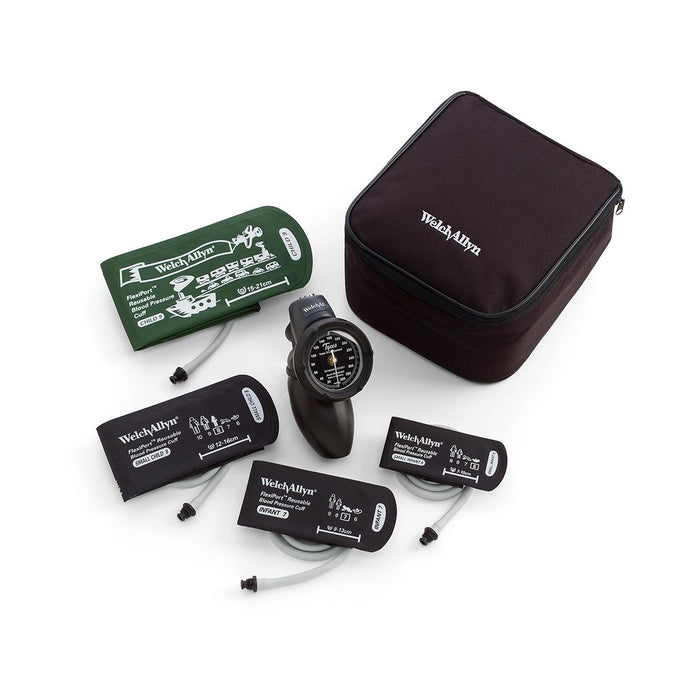 Hillrom Hillrom DS58-PD Platinum Series Hand Aneroid Set Pediatric Kit4 Cables reLink Medical