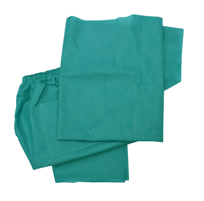 ASP Global PJT204S Scrub Shirt Disposable X-Large Short Sleeve