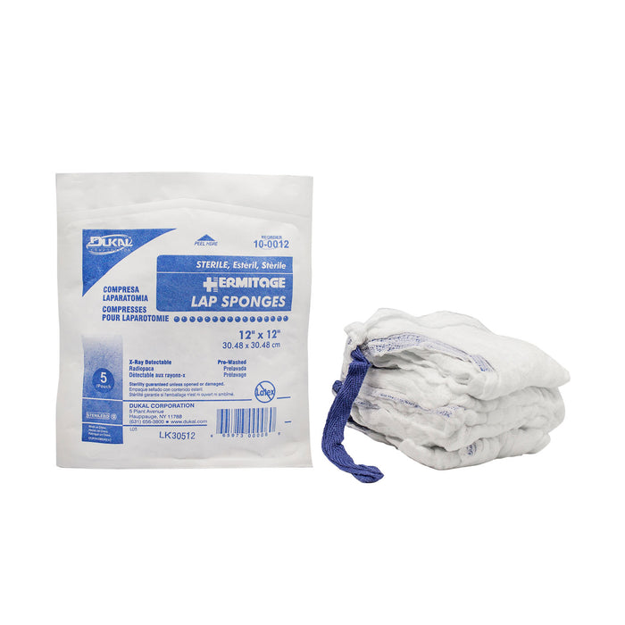 Dukal Corporation 10-0012 Laparotomy Sponge 12" x 12" Sterile