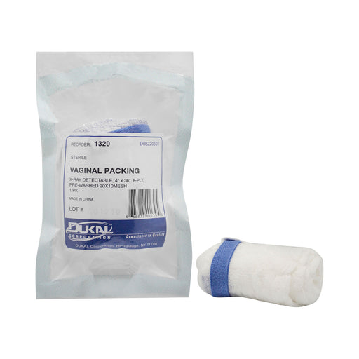 Dukal Corporation Dukal Corporation 1320 Section Sponge Vaginal Packing 4" x 36" Supplies reLink Medical