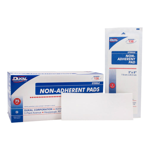 Dukal Corporation Dukal Corporation 138 Non-Adherent Pad 3" x 8" Sterile 1/pk 75 Supplies reLink Medical