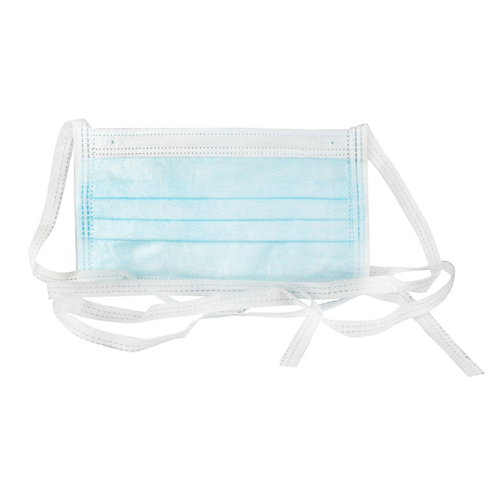 Dukal Corporation Dukal Corporation 1540 Surgical Face Mask Tie 3-Ply Blue 50/bx 6 Supplies reLink Medical
