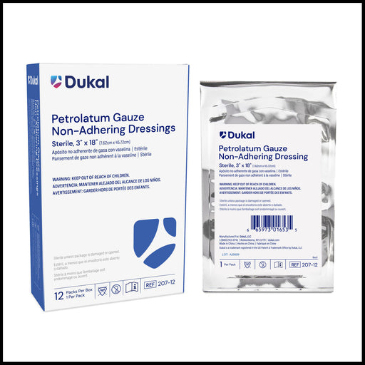 Dukal Corporation Dukal Corporation 207-12 Petrolatum Gauze Dressing 3" x 18" Supplies reLink Medical