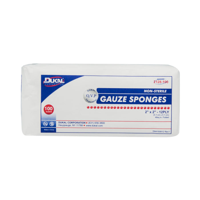 Dukal Corporation Dukal Corporation 2128-100 Gauze Sponge 2" x 2" Non-Sterile Supplies reLink Medical