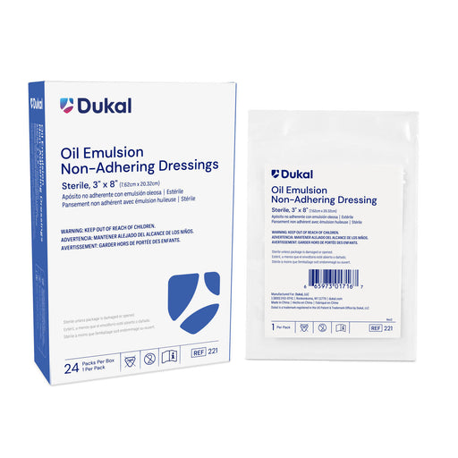 Dukal Corporation Dukal Corporation 221 Oil Emulsion Dressing 3" x 8" Sterile 1/pk Supplies reLink Medical