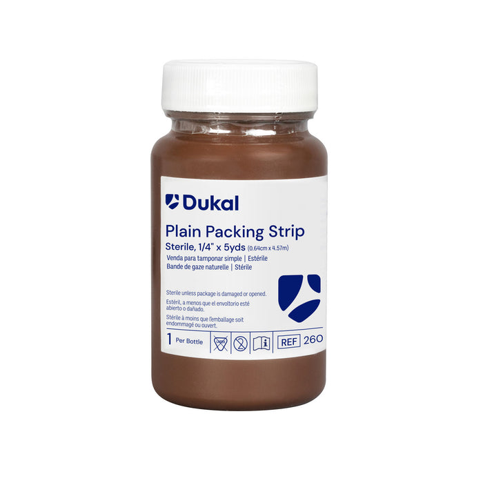Dukal Corporation Dukal Corporation 260 Plain Packing Strips ‚¼" x 5 yds Sterile Supplies reLink Medical