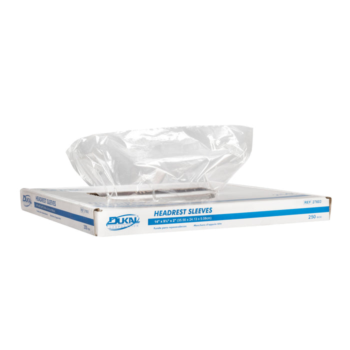 Dukal Corporation Dukal Corporation 27603 Headrest Sleeves 14" x 9.5" x 2"  250/bx 4 Supplies reLink Medical