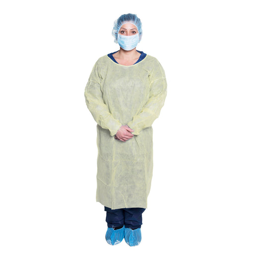Dukal Corporation Dukal Corporation 301 Isolation Gown One Size Yellow 10/bg 5 Supplies reLink Medical