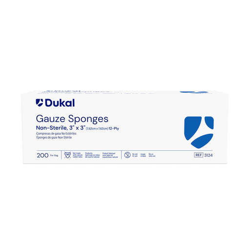 Dukal Corporation Dukal Corporation 3124-100 Gauze Sponge 3" x 3" Non-Sterile Supplies reLink Medical