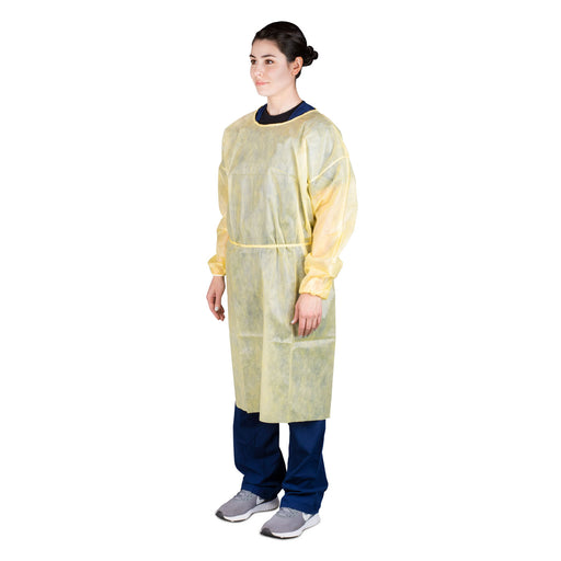 Dukal Corporation Dukal Corporation 315 Isolation Gown SMS Yellow Non-Sterile Supplies reLink Medical
