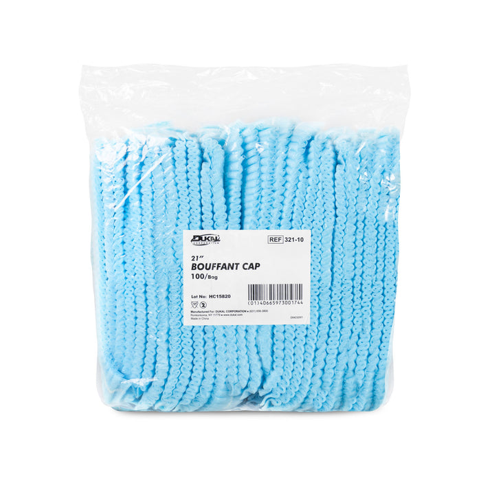 Dukal Corporation Dukal Corporation 321-10 Bouffant Cap 21" Accordian Green Supplies reLink Medical