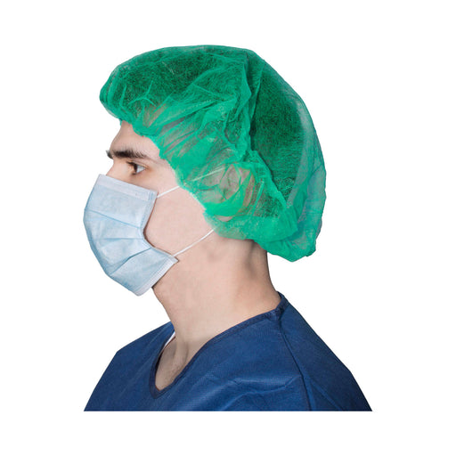 Dukal Corporation Dukal Corporation 324G Bouffant Cap 24" Green 100/bx 5 Supplies reLink Medical