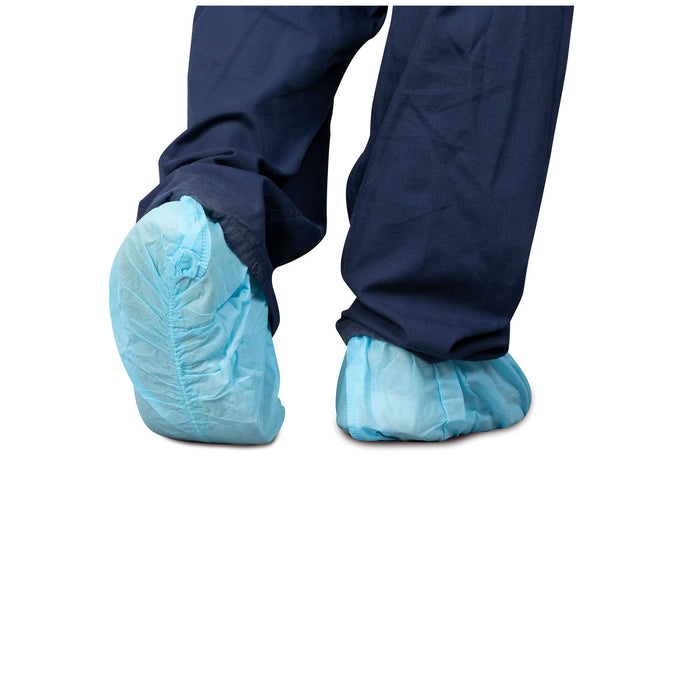 Dukal Corporation 350E Shoe Covers Economy Regular Blue 100/bx 3