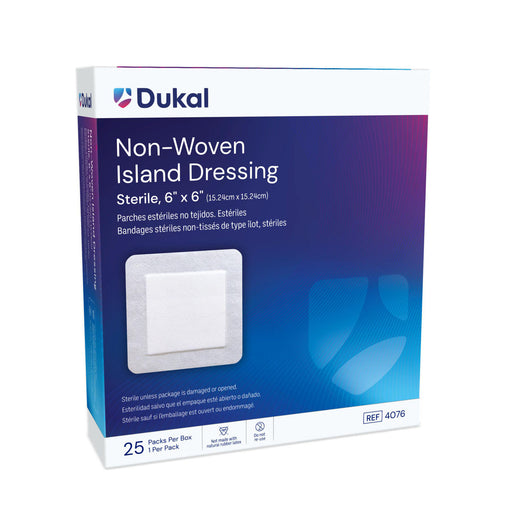 Dukal Corporation Dukal Corporation 4076 Island Dressing 6" x 6" Non-Woven Adhesive Supplies reLink Medical
