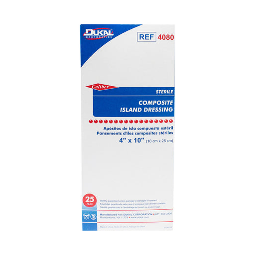 Dukal Corporation Dukal Corporation 4080 Composite Island Dressing 4" x 10" Sterile Supplies reLink Medical