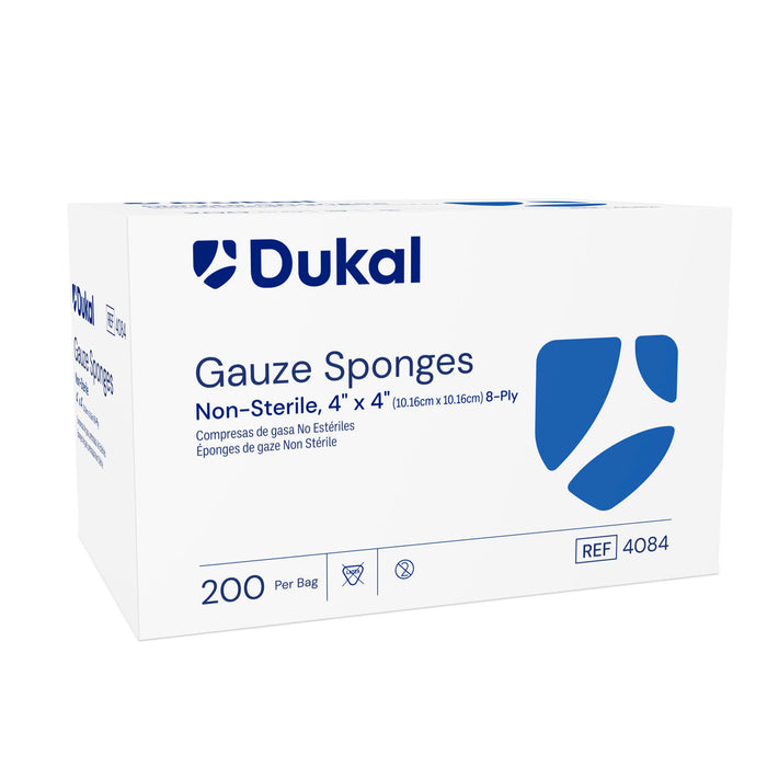 Dukal Corporation Dukal Corporation 4084 Gauze Sponge 4" x 4" Non-Sterile 8-Ply Supplies reLink Medical