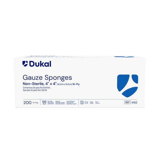 Dukal Corporation Dukal Corporation 4162 Gauze Sponge 4" x 4" Non-Sterile 16-Ply Supplies reLink Medical