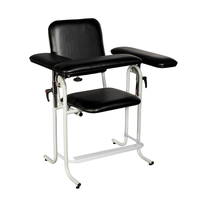 Dukal Corporation Dukal Corporation 4383F-BLK Blood Draw Chair Steel Frame 500 lb Supplies reLink Medical