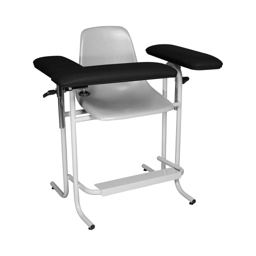 Dukal Corporation Dukal Corporation 4385F-BLK Blood Draw Chair Plastic Seat Supplies reLink Medical
