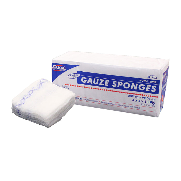 Dukal Corporation Dukal Corporation 4416-2X Gauze Sponge 4" x 4" X-Ray Detectable Supplies reLink Medical