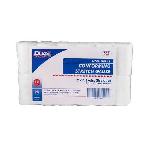 Dukal Corporation Dukal Corporation 602 Stretch Gauze 2" x 4.1 yd Non-Sterile 12/bg Supplies reLink Medical
