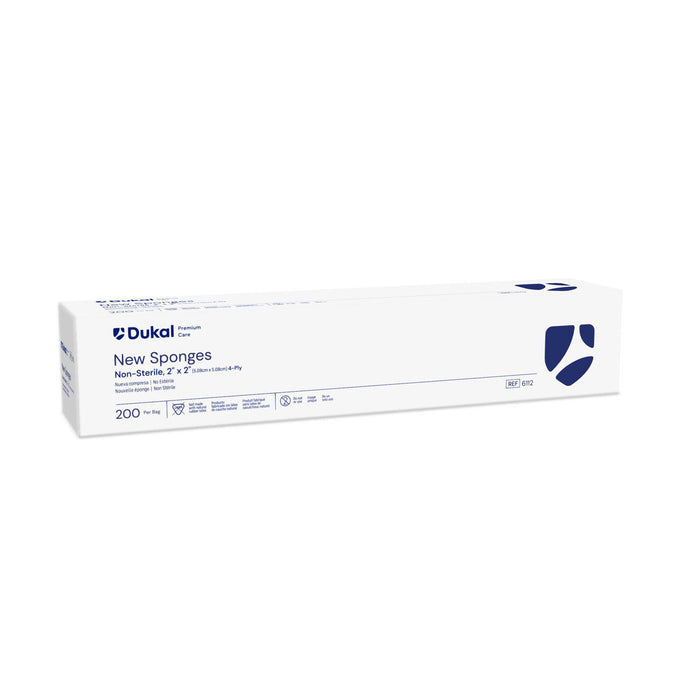 Dukal Corporation Dukal Corporation 6112 Sponge 2" x 2" Non-Woven New Sponge Supplies reLink Medical