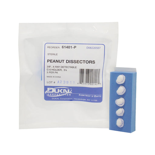 Dukal Corporation Dukal Corporation 61401-P Peanut Dissectors 3/8" Sterile 5/pk 40 Supplies reLink Medical