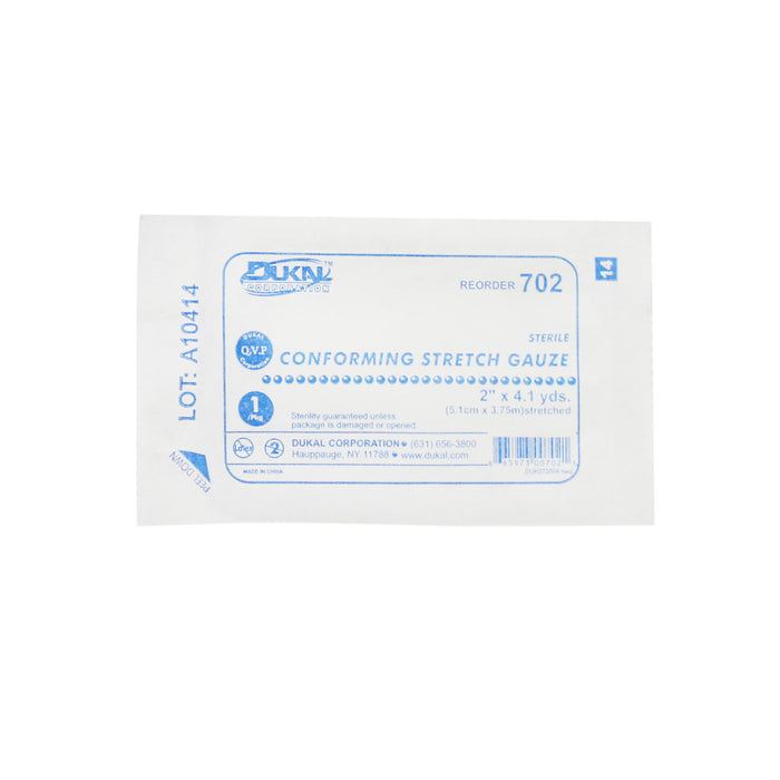 Dukal Corporation Dukal Corporation 702 Stretch Gauze 2" x 4.1 yd Sterile 1/pk 12 Supplies reLink Medical