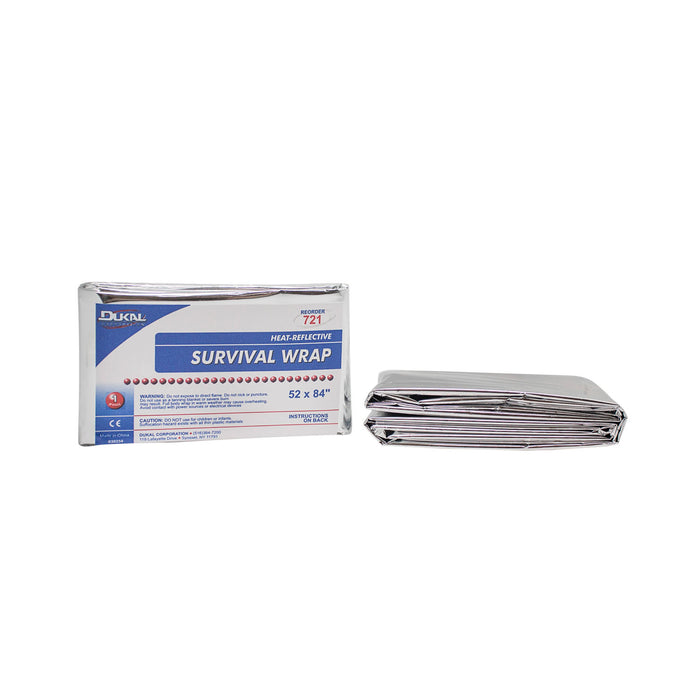Dukal Corporation Dukal Corporation 721 Survival Wrap 52" x 84" Silver Heat Supplies reLink Medical