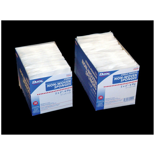 Dukal Corporation Dukal Corporation 7224 Clinisorb Non-Woven Sponge 2" x 2" 4-Ply Supplies reLink Medical