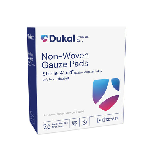 Dukal Corporation Dukal Corporation 7225327 Non-Woven Pad 4" x 4" Sterile 4-Ply Supplies reLink Medical